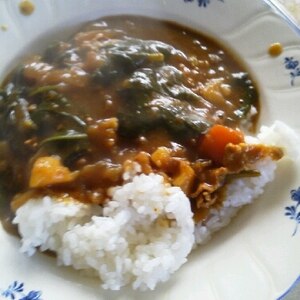 チキンとトマトのカレーライス